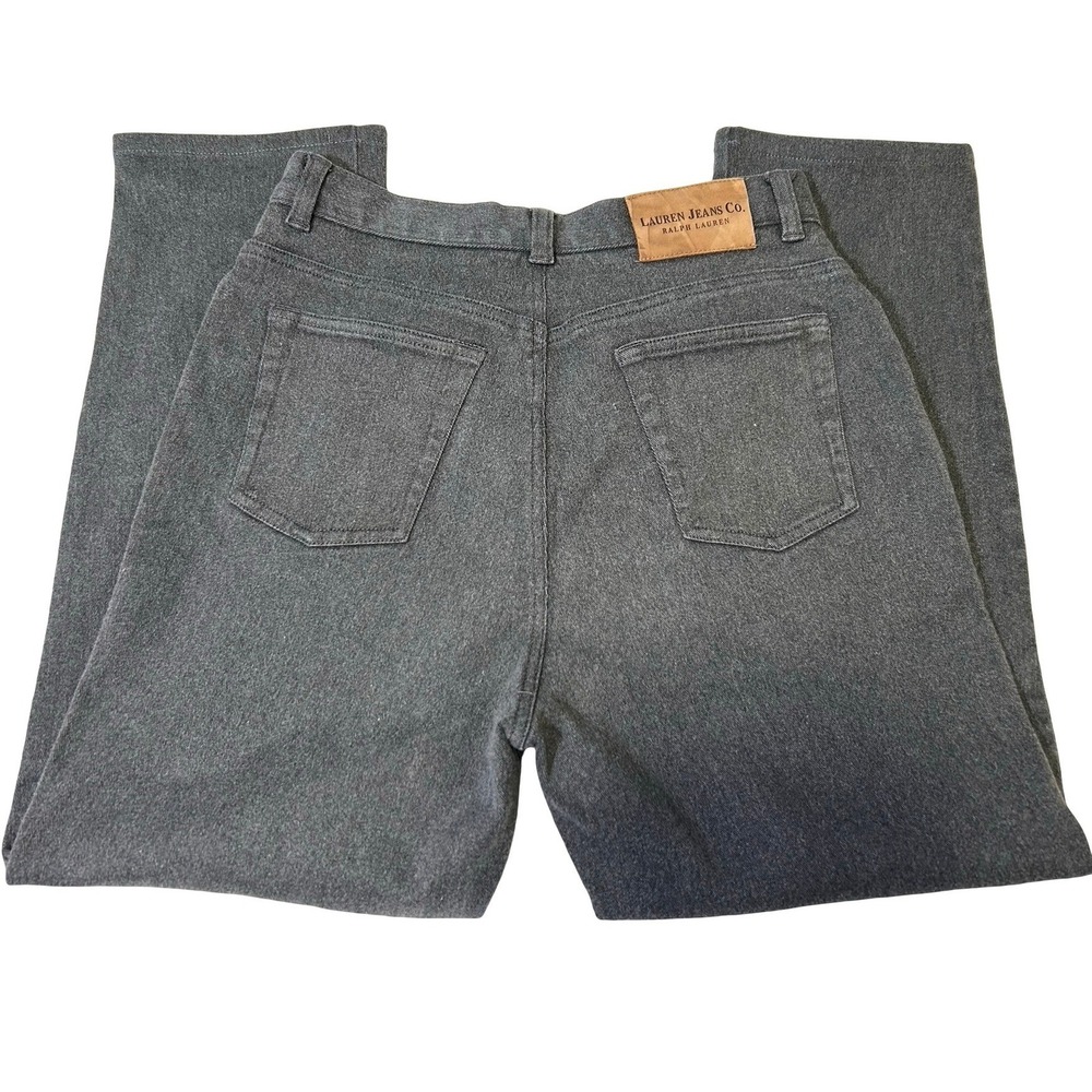 Lauren Ralph Lauren Charcoal Gray Straight Leg Jeans Sz 10P